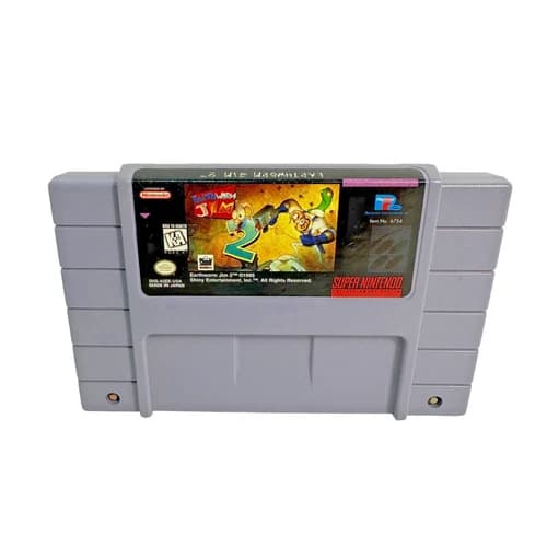 Earthworm Jim 2 Super Nintendo Game Authentic SNES Cartridge Only