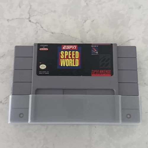 ESPN Speed World (Super Nintendo Entertainment System) SNES Authentic Cart