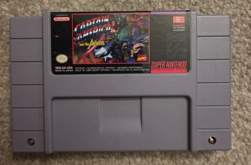 Captain America and the Avengers (Super Nintendo) SNES - Cart Only - Tested