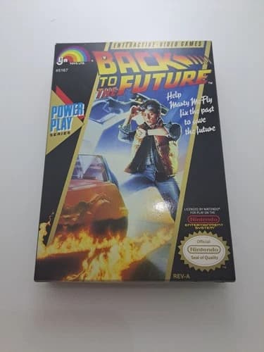 Back to the Future (Nintendo Entertainment System, 1989) NES COMPLETE w/ Box