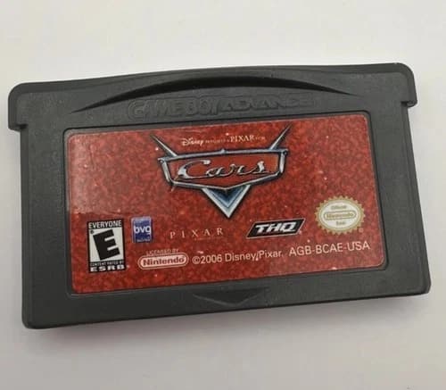 Cars ~ Gameboy Advance Game Cartridge