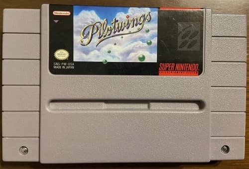 Pilotwings SNES Authentic Game Cartridge Tested Working