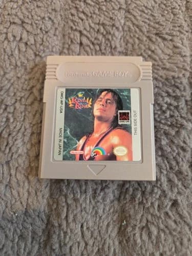 WWF King of the Ring (Nintendo Game Boy, 1993) Cart Only Authentic