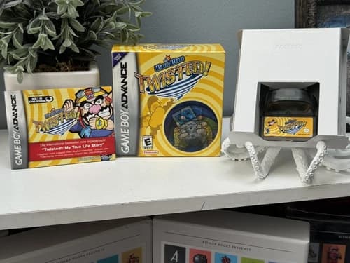 WarioWare Twisted (Game Boy Advance) GENIUS Manic Mayhem! ~Nintendo GBA 2005 CIB