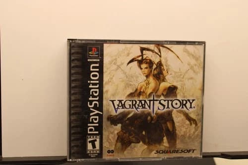 VAGRANT STORY BLACK LABEL SONY PLAYSTATION 1 PS1 2-DISC complete w/ manual