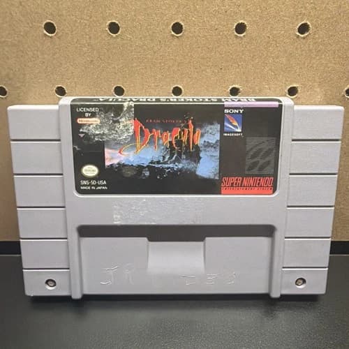 Bram Stokers Dracula Super Nintendo SNES Authentic Cartridge Tested
