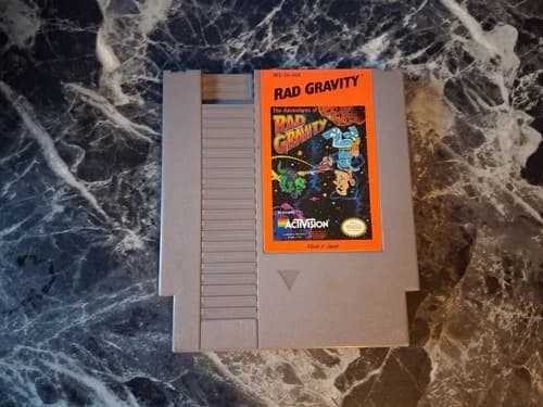 The Adventures of Rad Gravity Nintendo NES Authentic Tested Contacts Cleaned