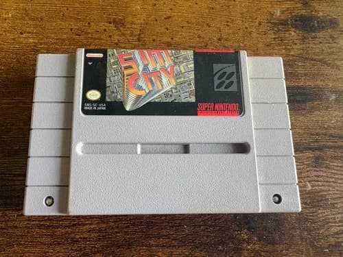 Nintendo Sim City Super Nintendo SNES Simulation NTSC-U/C Simcity Series