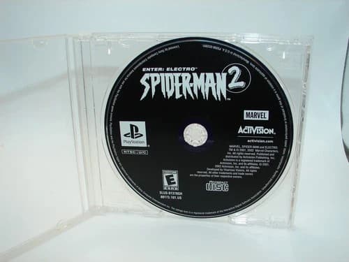 Spider-Man 2 Enter Electro (PlayStation, PS1) Discs Only TESTED VG!!!