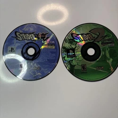 Strider 2 Sony PlayStation 1 2000 PS1 Both Disc Capcom Disc Only Strider