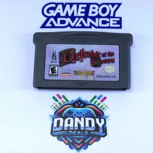 Defender of the Crown GBA Authentic, Tested - GameBoy Advance