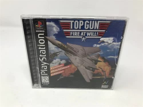 Top Gun: Fire At Will! - Sony Playstation 1 PS1 PSX - Complete in box CIB