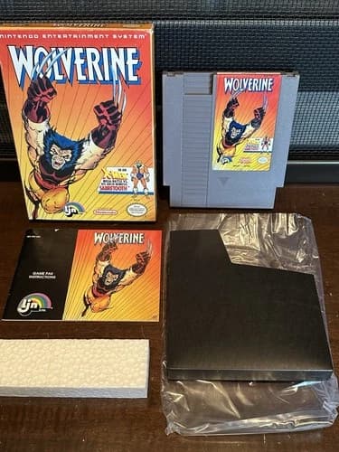 NES - Wolverine - Game, Box, Manual, Sleeve, Etc. - Marvel Comic Nintendo