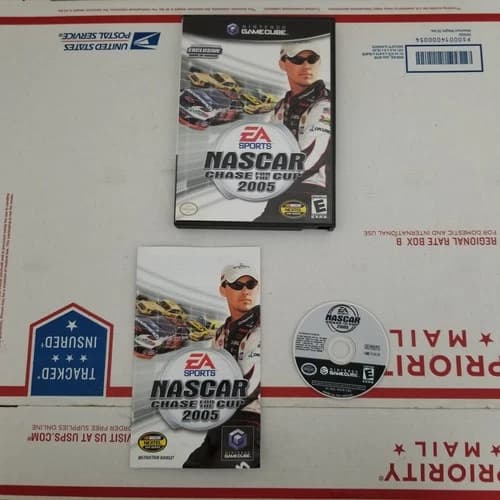 NASCAR 2005: Chase for the Cup Nintendo GameCube Complete in Box with Manual CIB