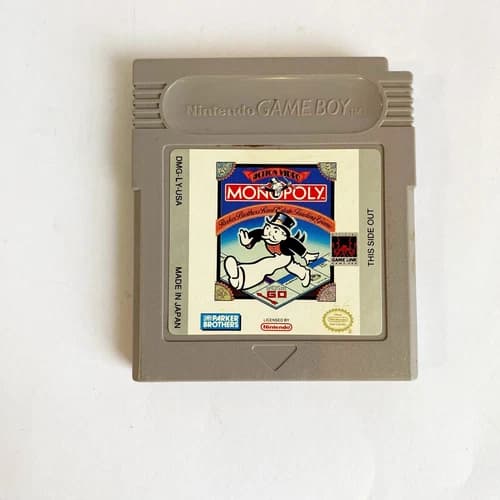 Monopoly (Nintendo Game Boy, 1991) Tested and Works