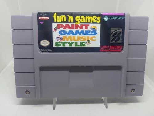 Fun N Games (Super Nintendo SNES) Reconditioned! Authentic!