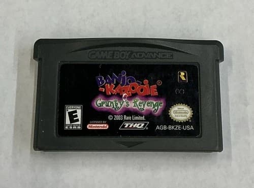 Banjo Kazooie Grunty's Revenge GBA GameBoy Advance Cart Only Tested -- S2G --