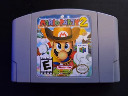 Mario Party 2 - Nintendo 64 (N64), Tested/Works, Cartridge Only
