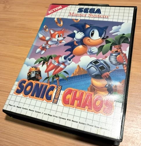 Sega Master System SMS SONIC The Hedgehog Chaos - REGION FREE - US Seller