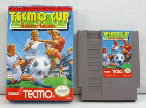 Tecmo Cup Soccer Nintendo NES Video Game Captain Tsubasa 1992 Incomplete