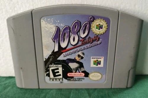 N64 1080° Snowboarding (Nintendo 64, 1998) Tested Working Look Cartridge Only