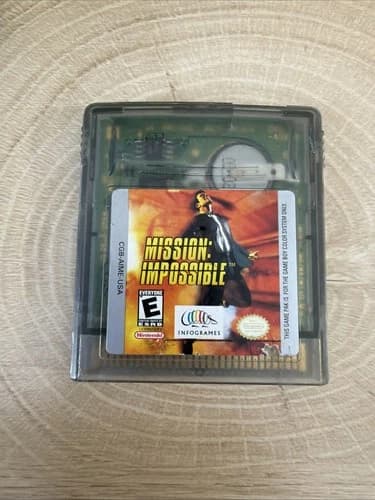 Mission Impossible (Game Boy Color GBC, 2000) *Cart Only* Authentic Tested Saves