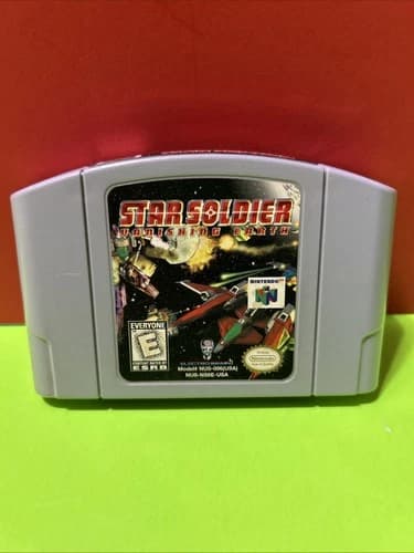 Star Soldier Vanishing Earth Nintendo 64 N64 Authentic Rare Tested And Working