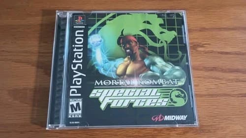 PlayStation Mortal Kombat Special Forces 1999 Midway Games