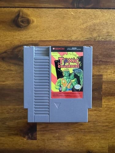 Toxic Crusaders Nintendo NES Cleaned/Tested