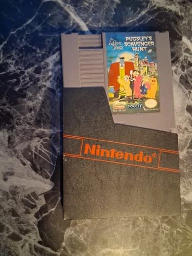 Addams Family Pugsley's Scavenger Hunt Nintendo NES Authentic Tested
