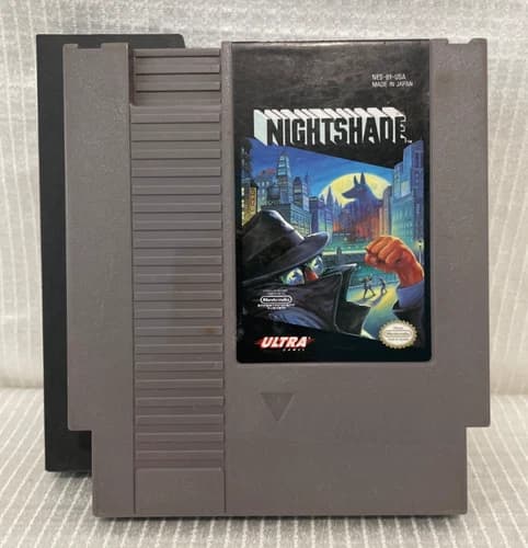 NINTENDO 1985 NES GAME NIGHT SHADE TESTED CLEANED WORKS GAME CARTRIDGE ONLY