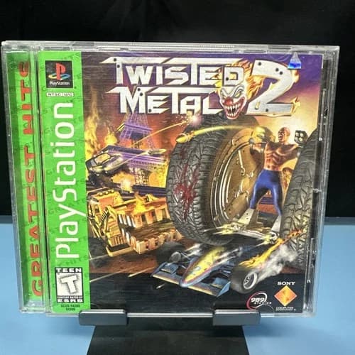 Twisted Metal 2 - Greatest Hits (Sony PlayStation 1 - PS1) (1996) - Complete CIB