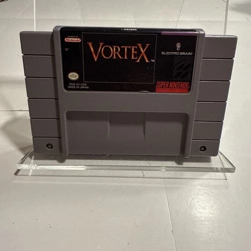 Vortex Super Nintendo SNES Game Cartridge Authentic Vintage Tested
