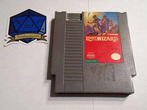 x1 Legacy of the Wizard Nintendo NES TESTED Cartridge Only TexasNerdGames