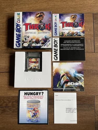 Turok Rage Wars Nintendo Game Boy Color GBC 1999 Video Game w/ Box CIB Complete