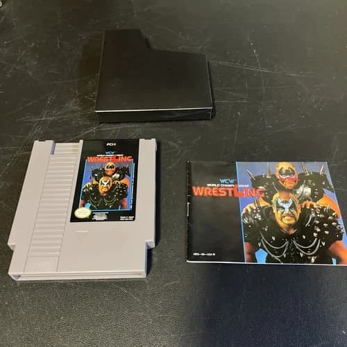 WCW World Championship Wrestling (Nintendo Entertainment System, 1990) Very Nice