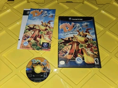 Ty the Tasmanian Tiger 2 Bush Rescue For Nintendo GameCube CIB Authentic Tested