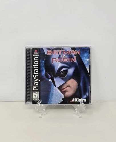 Batman and Robin (1998) PS1 VIDEO GAME PlayStation Black Label