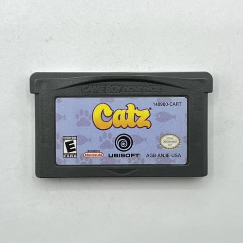 Nintendo Game Boy Advance CATZ Authentic Tested & Working Official Ubisoft 2006