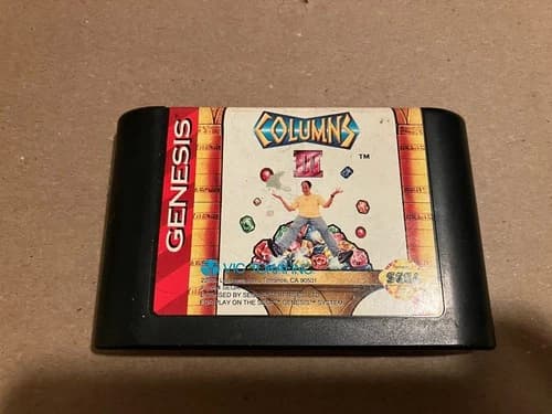 Columns III Sega Genesis Authentic Cartridge Only