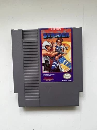 Strider (Nintendo NES, 1989) Cartridge - Tested And Works - Capcom