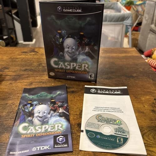 Casper: Spirit Dimensions (Nintendo GameCube, 2002) Complete With Manual