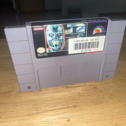 T2: The Arcade Game (Super Nintendo Entertainment System, 1993) Working Game