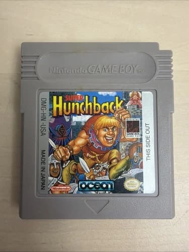 Super Hunchback- Nintendo Game Boy - Game Vintage 1992 Very Nice Condition