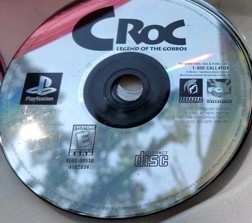 Croc: Legend of the Gobbos (PlayStation PS1 DISC ONLY)
