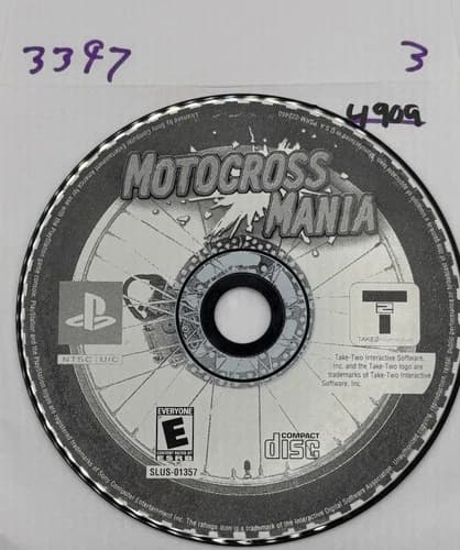 Motocross Mania (Sony PlayStation 1) PS1 disc only No Track #3397