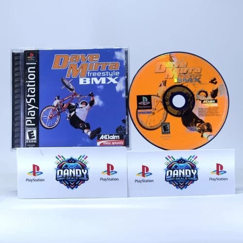 Dave Mirra Freestyle BMX PS1 CIB W/ Manual - PlayStation