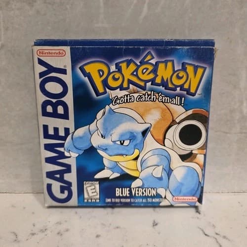 Pokémon Blue Version CIB - Nintendo Game Boy, 1998, Manual Included