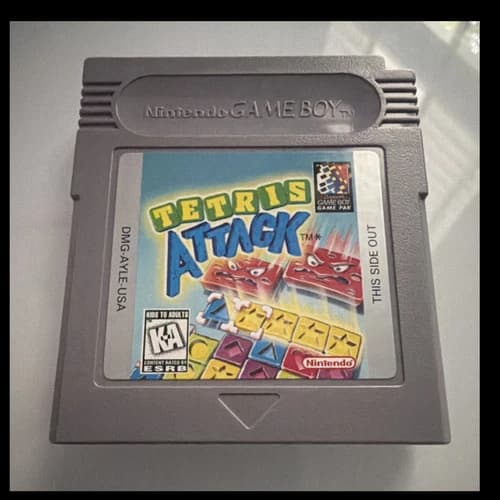 Nintendo Game Boy Tetris Attack Puzzle Game Tetris Series NTSC-U/C KA