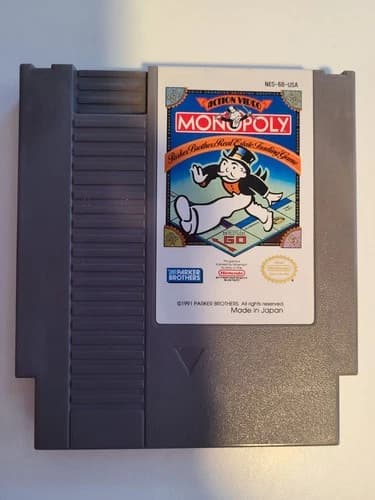 Monopoly | Nintendo, NES 1991 | Game Only | Tested & Working | Good Condition